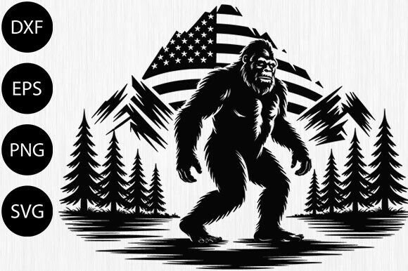 Bigfoot Funny Svg Cut Bigfoot Png for Crafts and Graphics
