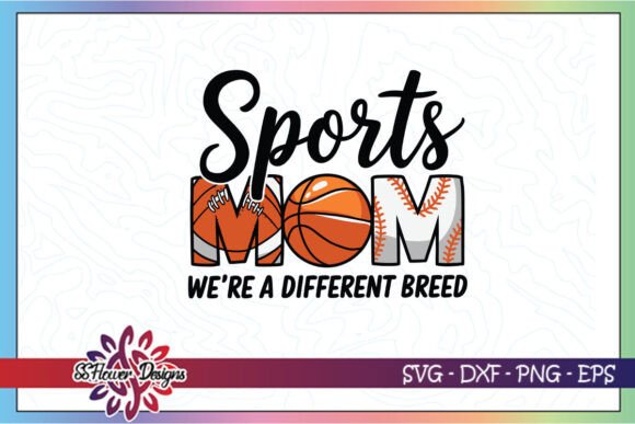 Custom Sports Mom Funny SVG for Crafts and Graphics