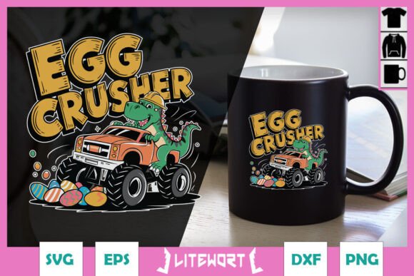 Egg Crusher Happy Easter Funny SVG