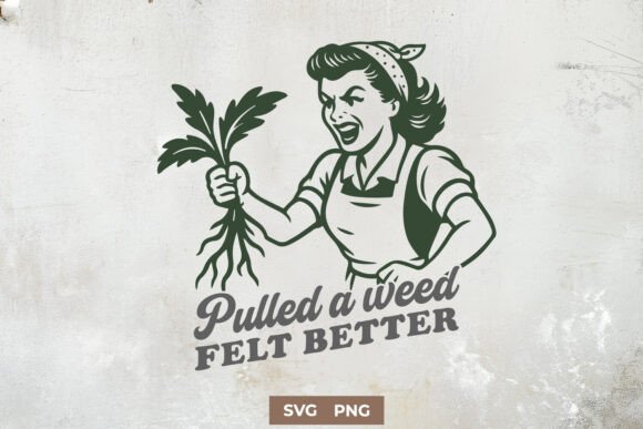 Pulled a Weed Felt Better Funny SVG PNG for Crafts and Graphics