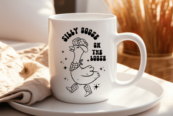 Silly Goose on the Loose SVG for Crafts and Graphics