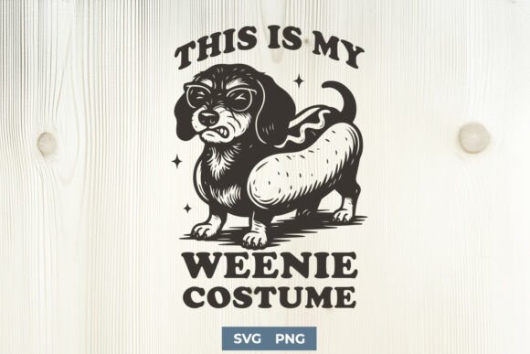 This Is My Weenie Costume SVG PNG for Crafts and Graphics